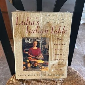 Lidia's Italian Table Hardcover Cookbook Lidia Matticchio Bastianich Brand NIP